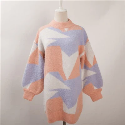 Pullover aus Federgarn